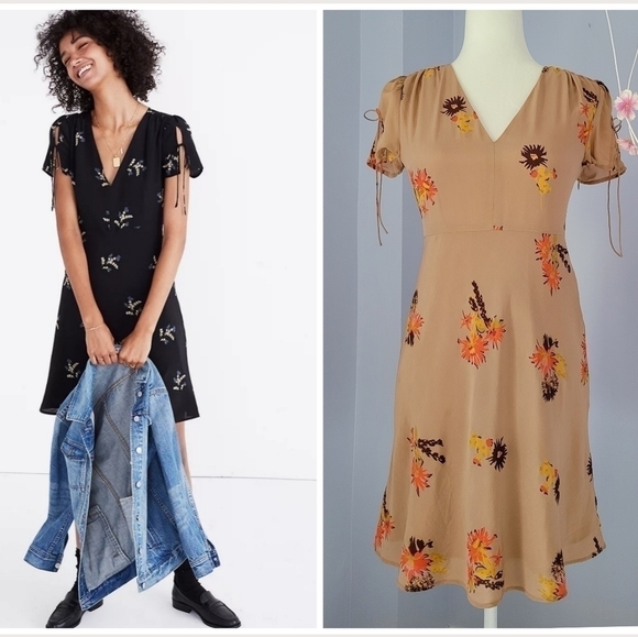 Madewell Dresses & Skirts - MADEWELL Silk Poppy Dress